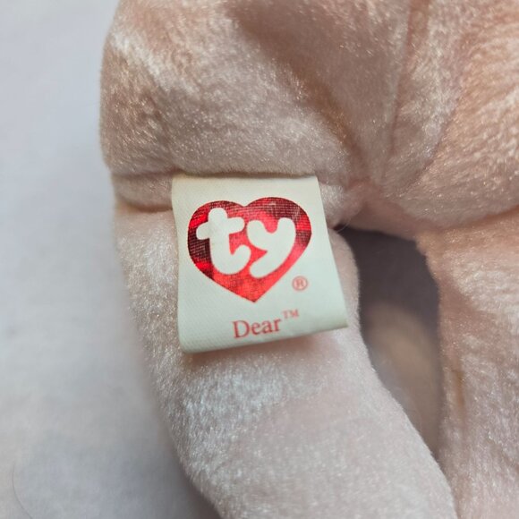 Ty Beanie Baby Dear Bear 2003 Pink Plush Stuffed Animal Collectible‎ 6” - Picture 3 of 8